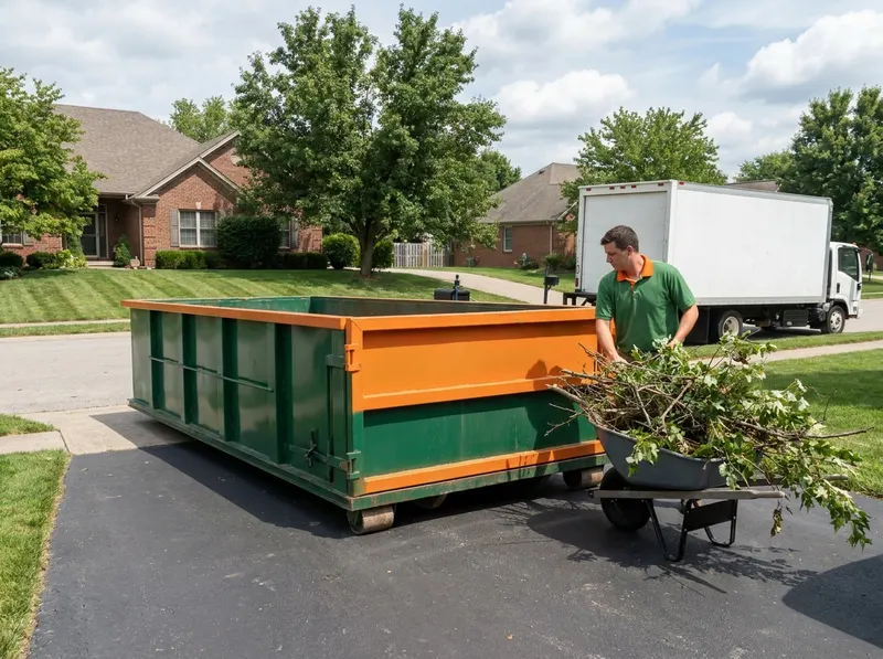 Yard Waste & Storm-Debris Dumpster Rental in Lexington, KY